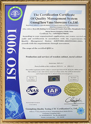 ISO goo1 Certification